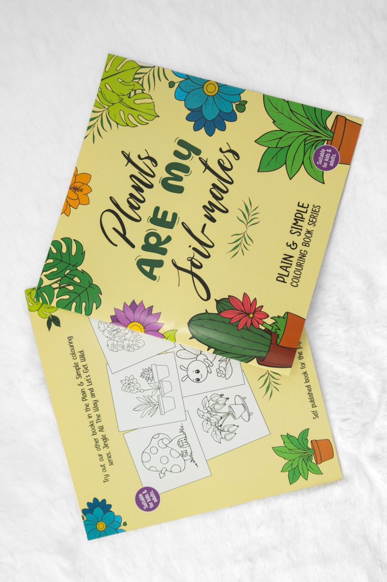 Plain & Simple Colouring Books