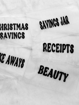 Clear Binder File Pocket