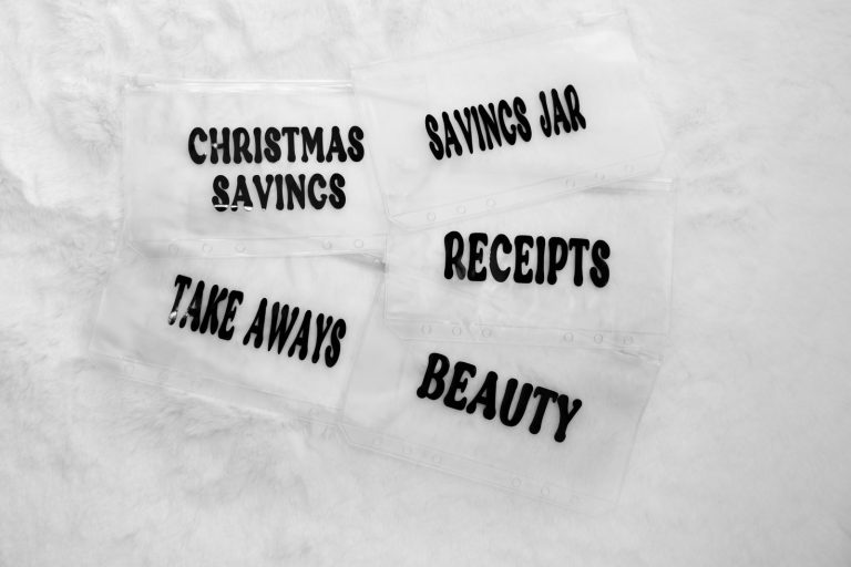 Clear Binder File Pocket